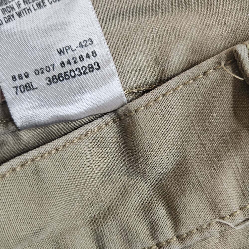 Levi's Vtg Mens 40 Beige Khaki Baggy Flap Pockets Streetwear Cargo Y2K Casual - Picture 6 of 6